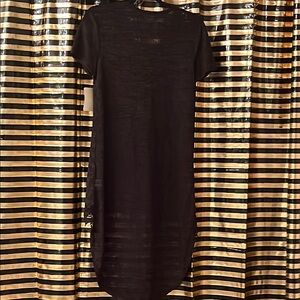 Love on a Hanger Gray V-Neck Sweater with Subtle Texture